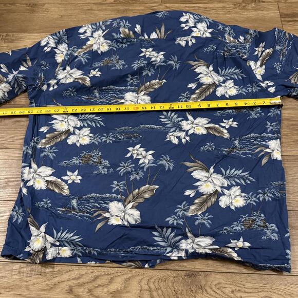 Vintage Hawaiian Winnie Fashions 70s 80s Button Up Shirt 3XL - Picture 7 of 8